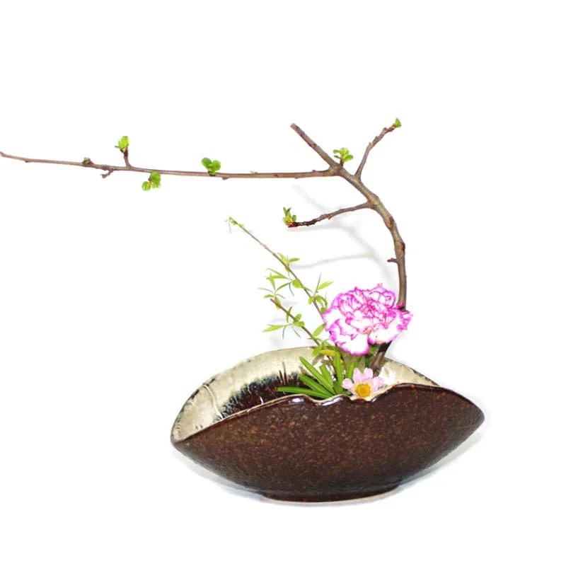 Креативная элегантная ваза с японским цветочным рисунком Ikebana настольный