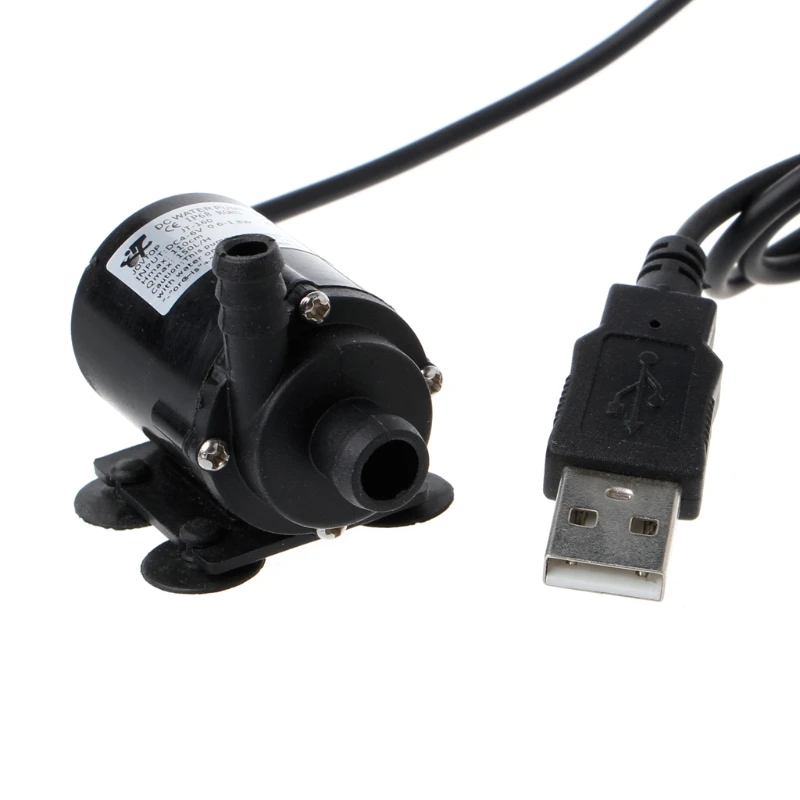 DC 5В безщеточный Водяной насос USB зарядное устройство солнечной Мощность горячей