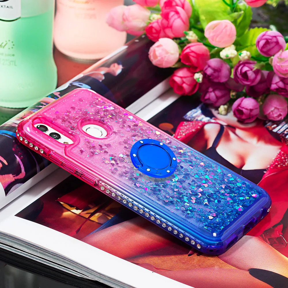 Чехол для телефона с зыбучим песком Huawei Honor 10 Lite задняя крышка из ТПУ P smart чехол 6 21