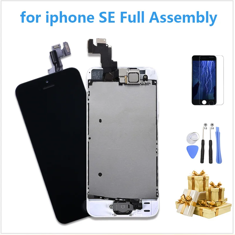 AAAA Качество OEM ЖК дисплей для iPhone SE сенсорный экран дигитайзер сборка A1723 A1662 A1724