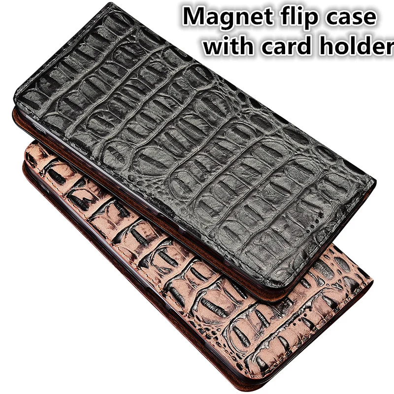 QX07 Магнитный флип чехол из натуральной кожи с отделением для карт Sony Xperia 10 Plus