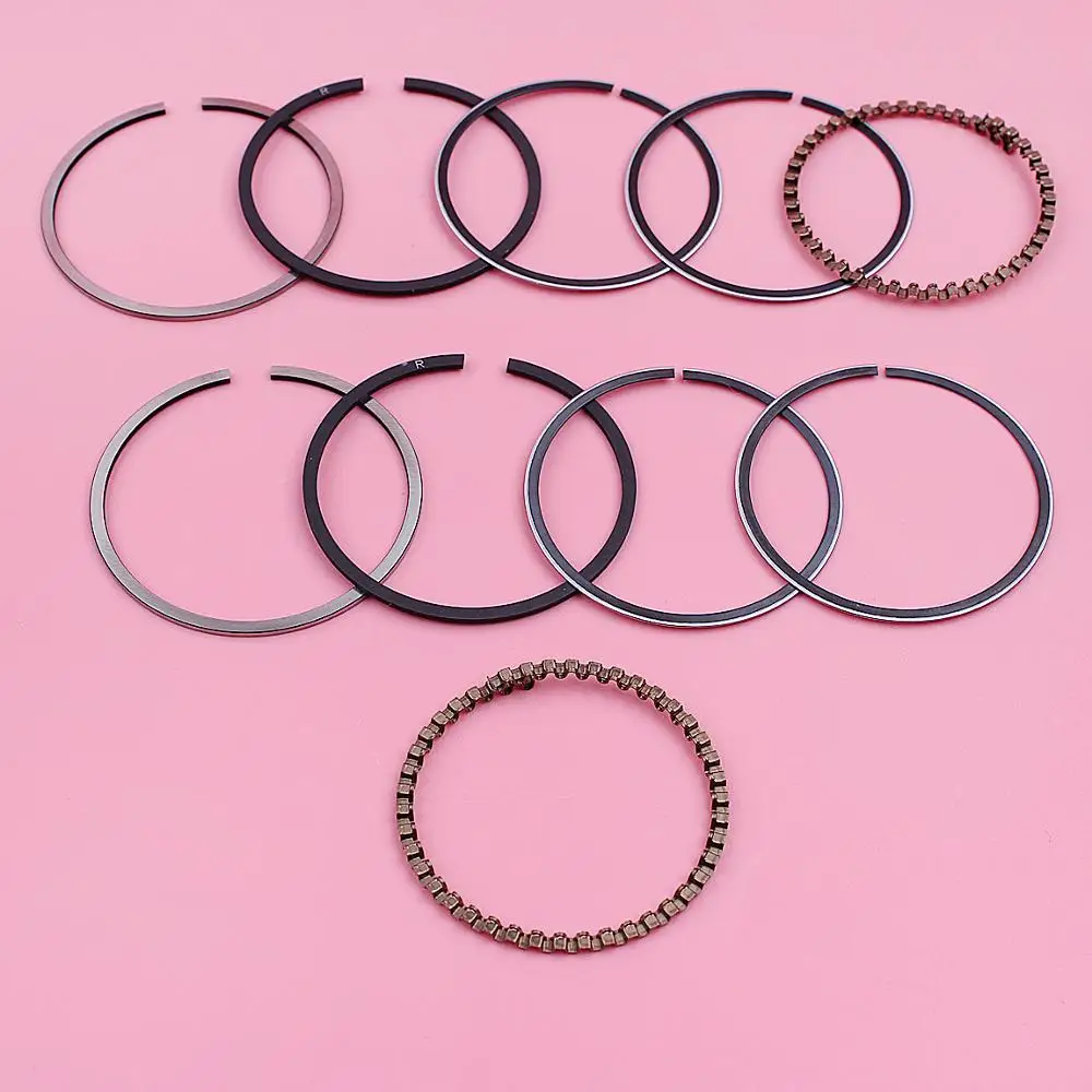 2pcslot 39mm piston rings for honda gx31 gx35 gx35nt hht31s hht35s trimmer lawn mower engine replace spare part free global shipping
