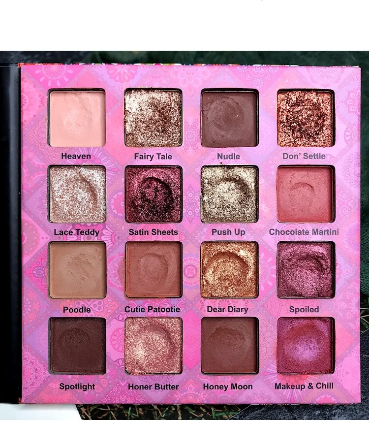 Палитра теней для век 16 цветов палитра макияжа мягких искусственных