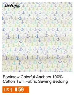 Booksew, новинка, 7 шт./лот, наборы красного цвета, хлопок, 50 см х 50 см, ткань для рукоделия, для вышивания, стеганая текстильная ткань, кукольная ткань
