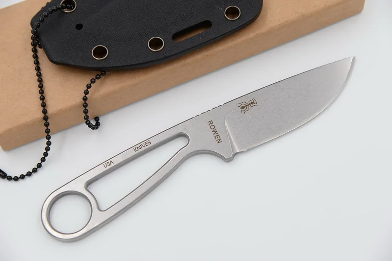 Нож JUFULE Ant IZULA 12992 с фиксированным лезвием Rowen D2 лезвие из стали тактические