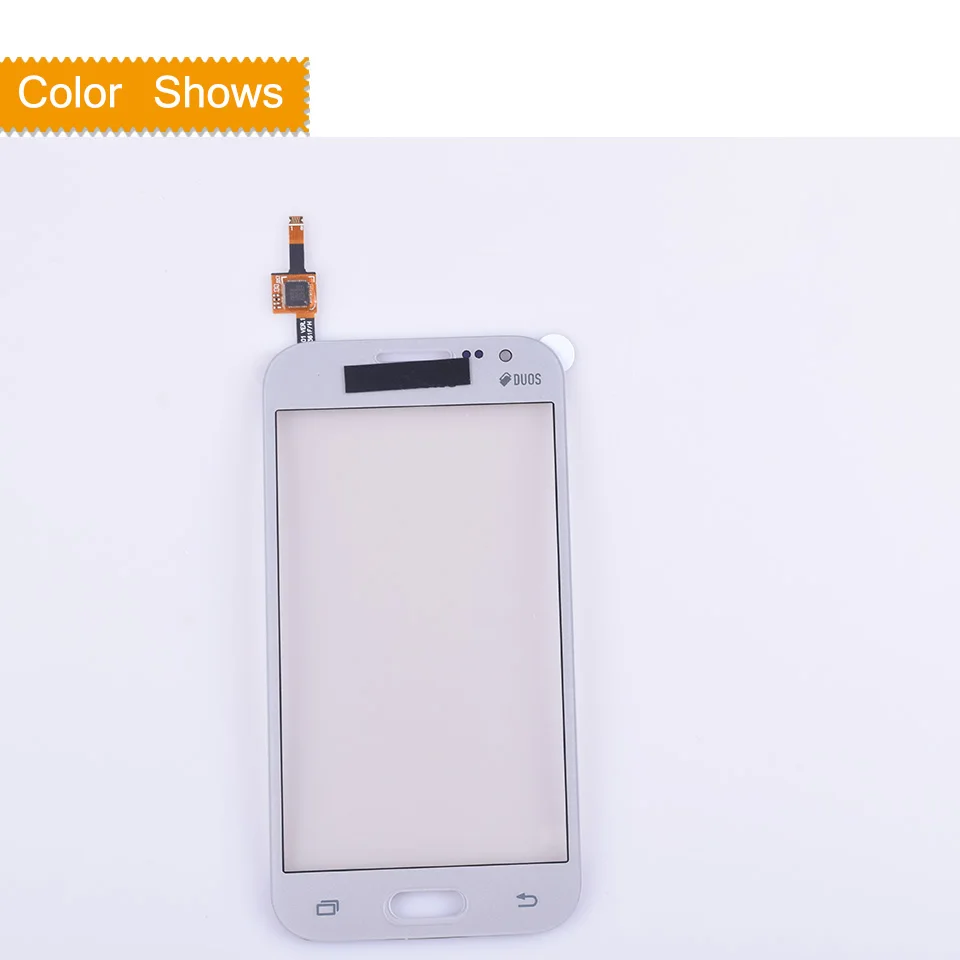 silver 10 шт./лот для samsung Galaxy Core Prime G360 G360H G361 G361F G361H сенсорный экран Сенсорная панель дигитайзер Переднее стекло сенсорный экран - Цвет: silver