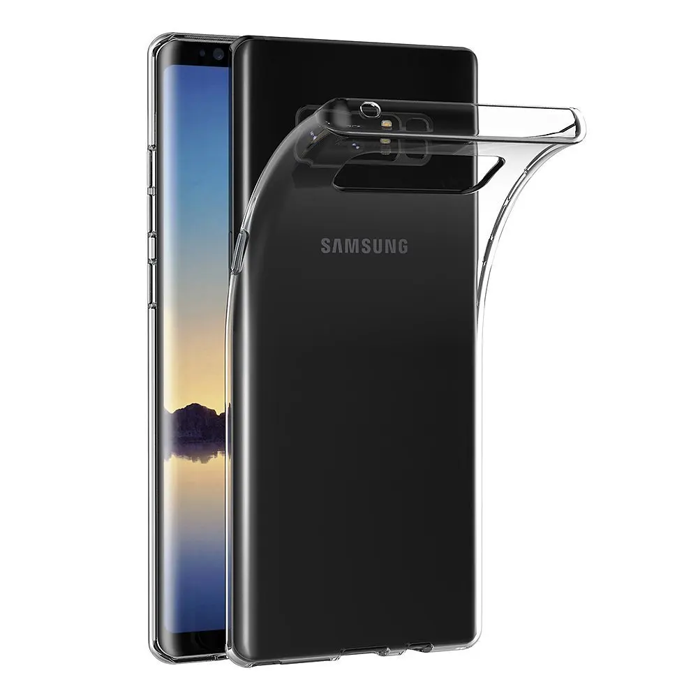 Чехол для samsung Galaxy Note 8 6 3 дюймов ультра тонкий мягкий Силиконовый ТПУ резиновый