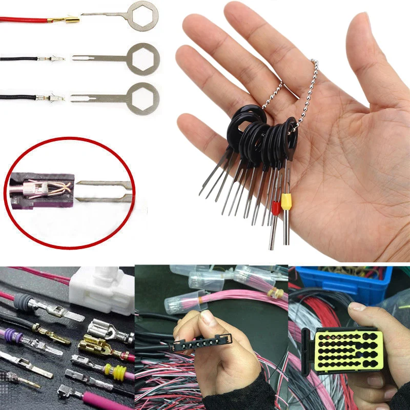 11 шт. автомобиля кабельной линии терминал инструменты для удаления жгута