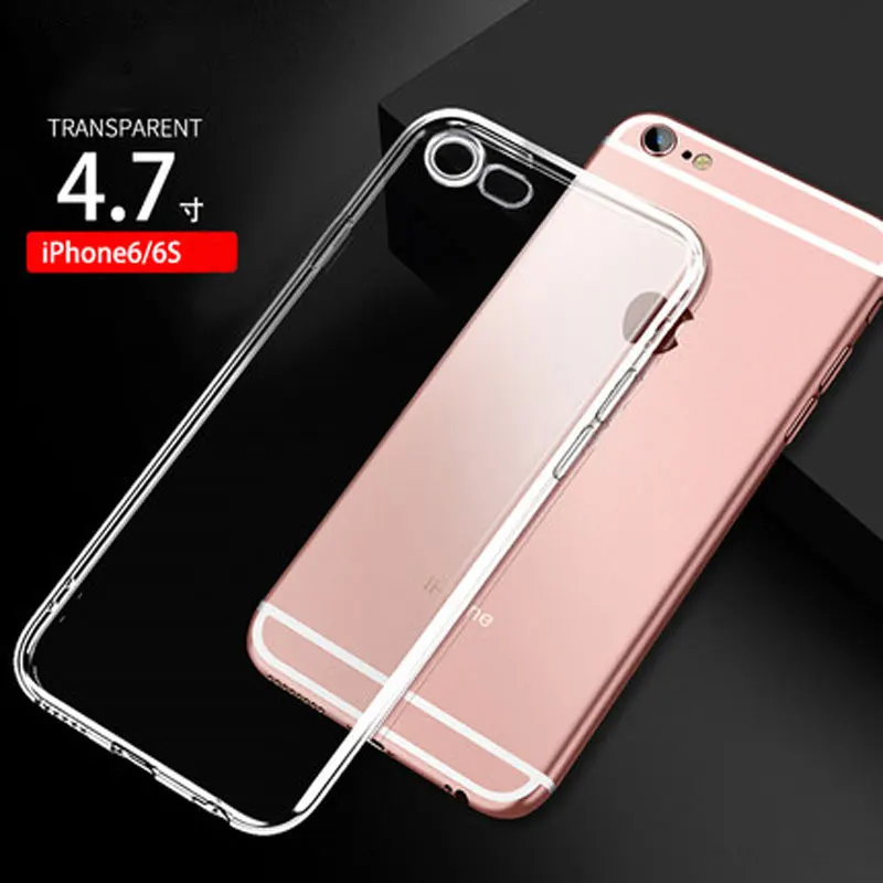 Для Apple iPhone 7 8 Plus X Xs Max Xr 5 5S SE 6 6s 7Plus Прозрачный чехол для телефона прозрачные