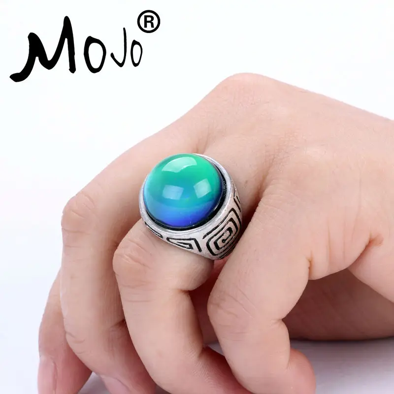 Набор колец на пальцах для мужчин и женщин Винтажные Украшения Для настроения