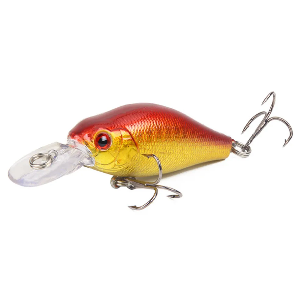 1PCS 7cm 8g Minnow Fishing Wobblers Artificial Hard Bait Fake Plastic Lures Pesca Crankbait Pike Treble Hooks Tackle Swimbait | Спорт и