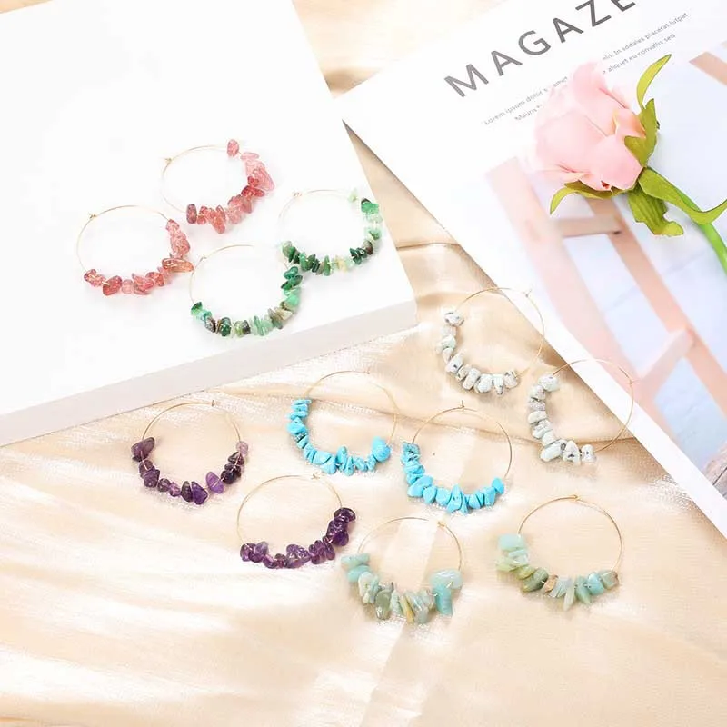 Модные серьги в виде натуральной кожи для женщин массивные большие круглые