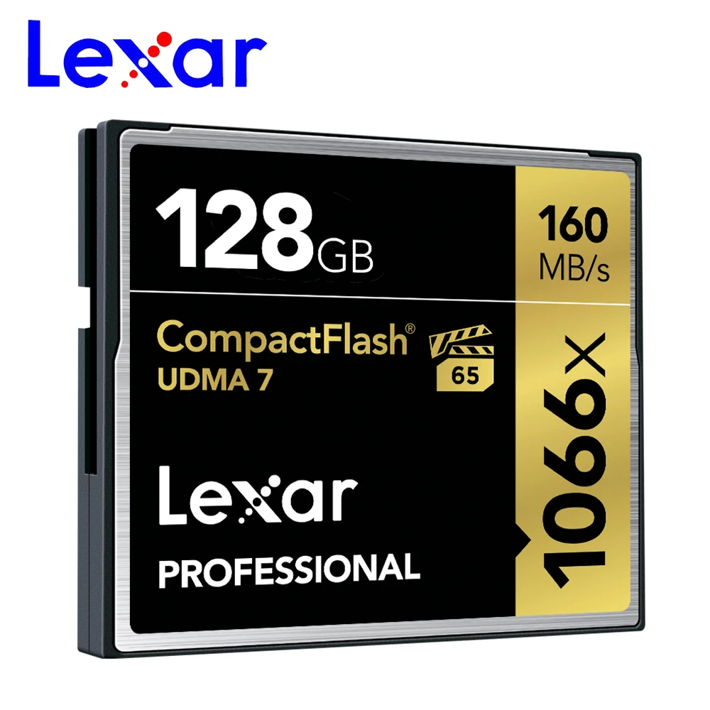 Lexar UDMA 7 CF карт 1066x16 Гб оперативной памяти 32 встроенной до 160 МБ/с. VPG 65 64 128 ГБ 256 карта