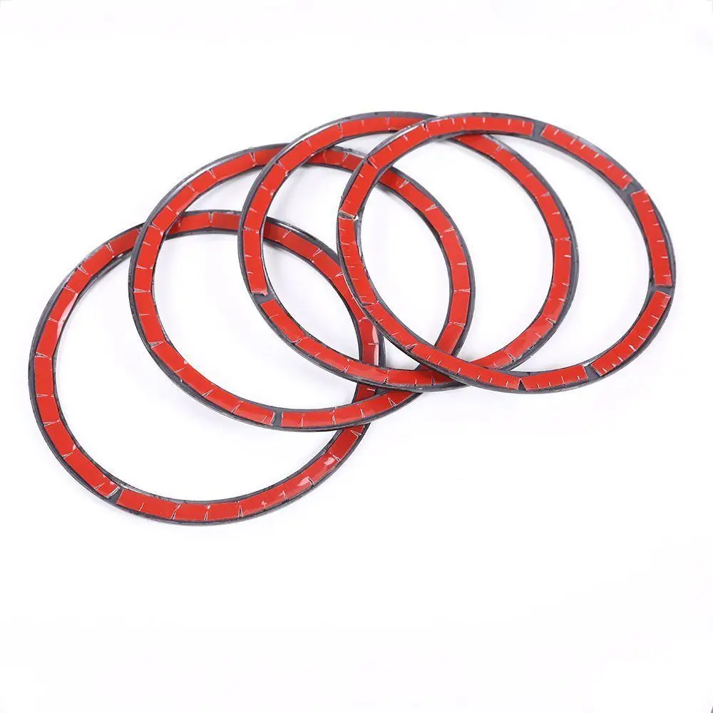 

4 PCS Carbon Fiber Door Speaker Ring Cover For BMW X1 f4816-18 2 Series F46 15-17 Car Styling