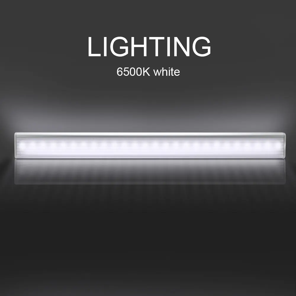 LED Under Cabinet Light 4 Mode Adjustable Led Battery Kitchen Motion Sensor Strip Bedroom Closet Night | Лампы и освещение