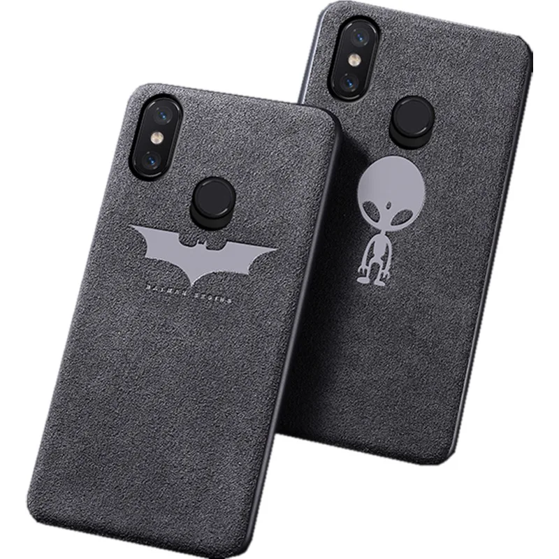 Нескользящая кожаная меховая чехол для Xiaomi Mi 5 телефона 6 8 9 mix 2 3 2s max redmi note 7 Marvel Batman
