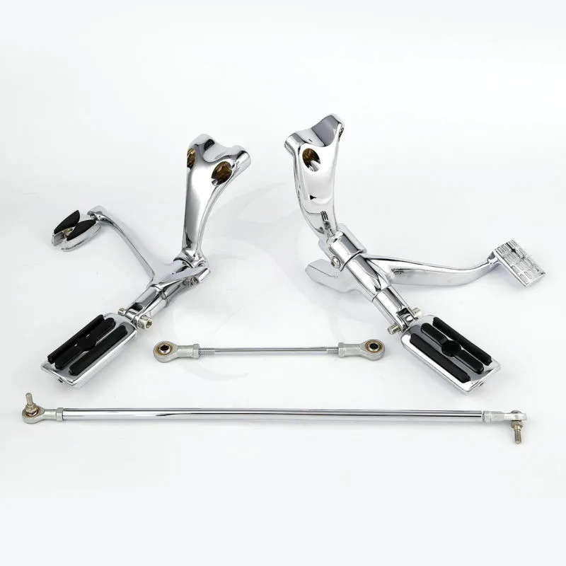 Motorcycle Forward Controls Foot Pegs Levers Linkage for Harley Sportster XL883 1200 Custom 2004-2013 | Автомобили и мотоциклы
