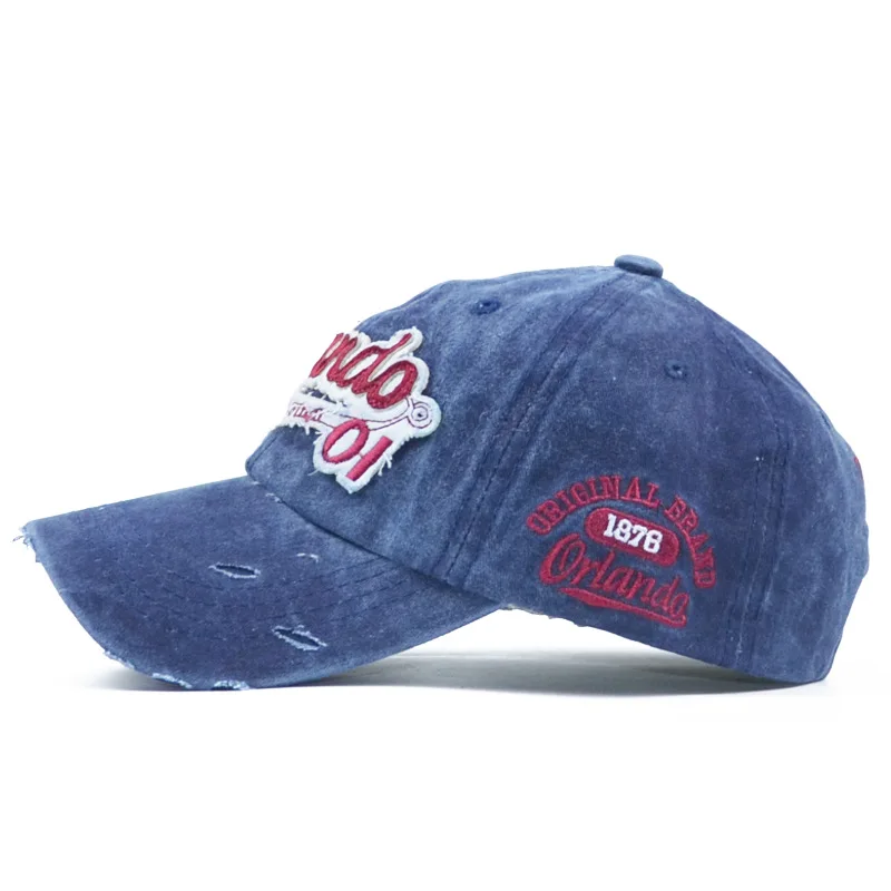 eaLAB Baseball Cap Men Brand Dad Hat Women Sports Full For Orlando Embroidery Bend Visor Male Bones Hats | Аксессуары для одежды