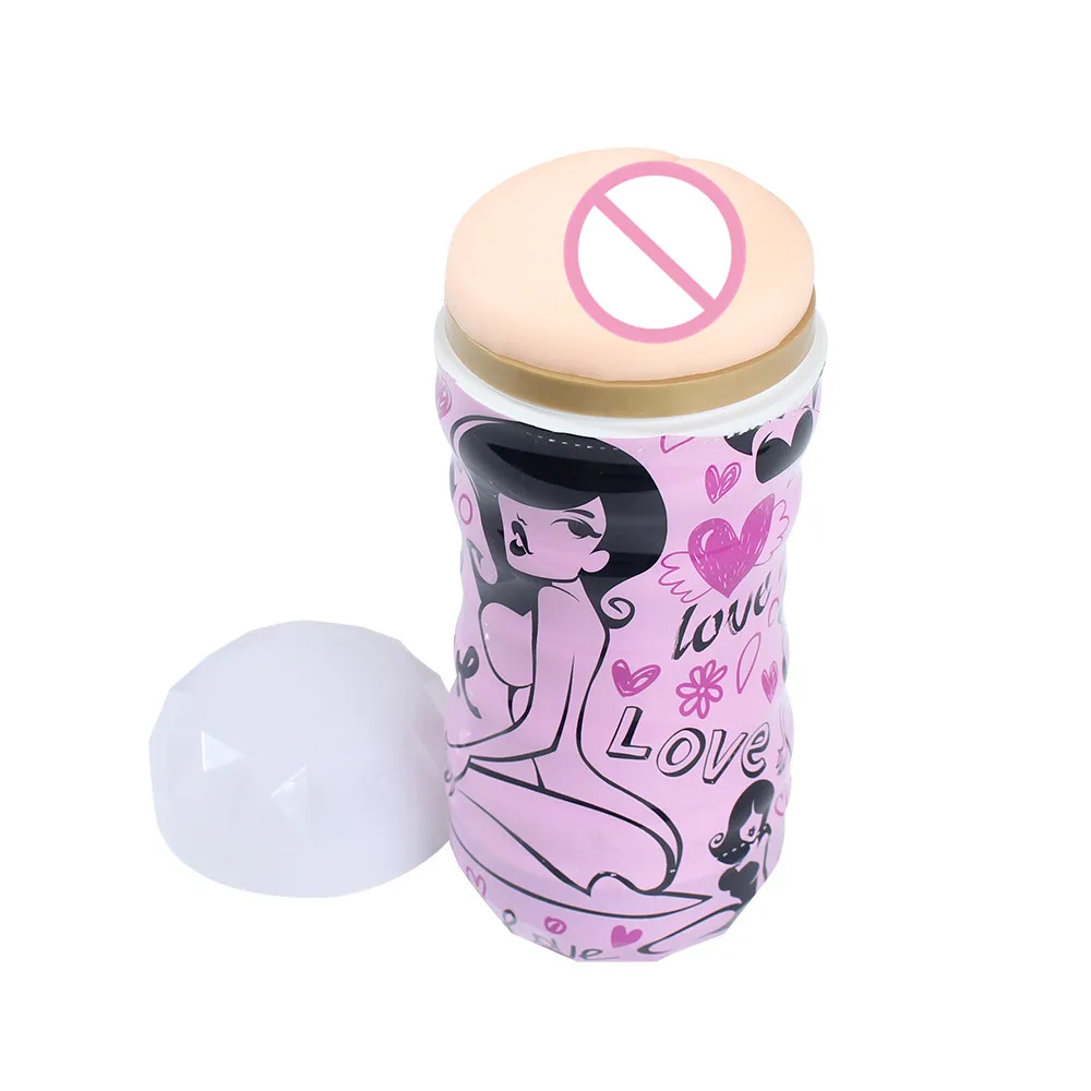 male masturbator Silicone vibrating Men's masturbation Sex Toy Male Masturbator Cup Realistic Vagina Pussy Anal Vaginal w419 | Красота и