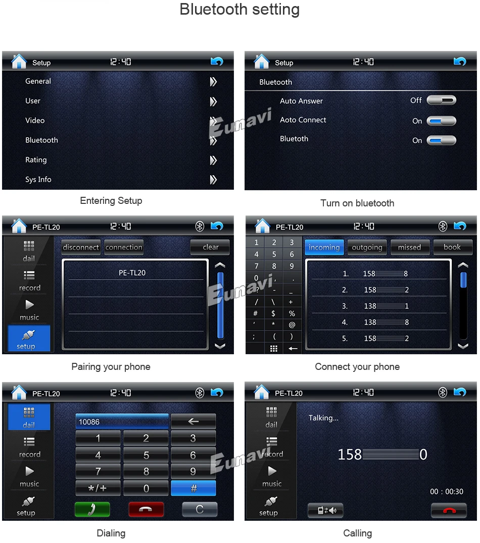 Eunavi 2 Din 8 дюймов Автомобильный dvd для VW POLO GOLF MK5 MK6 PASSAT B6 JETTA TOURAN TIGUAN с gps навигацией радио SWC Bluetooth