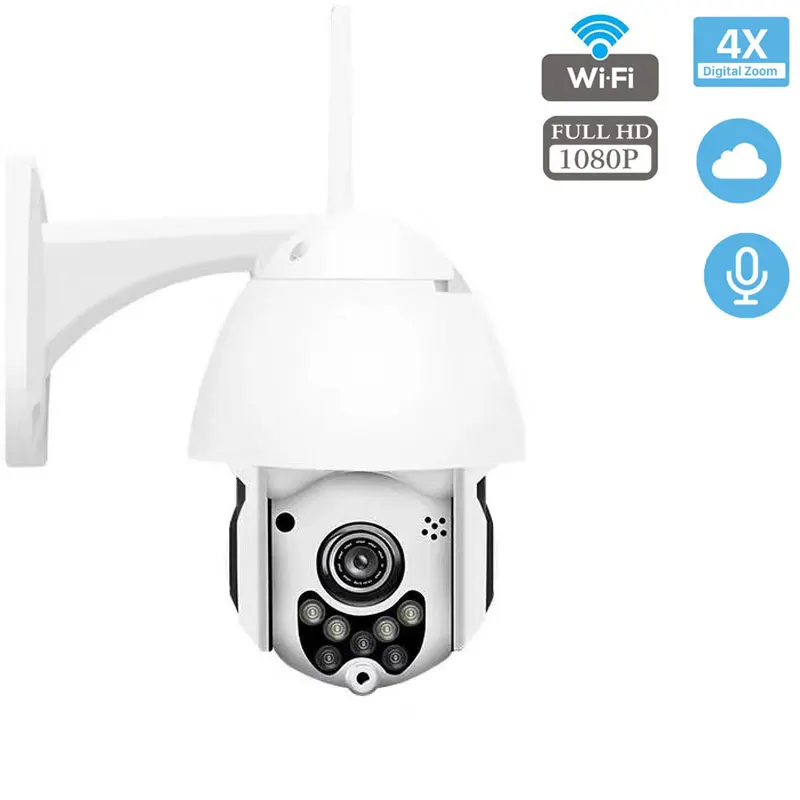 TOMLOV 1080P PTZ WIFI камера наружная скоростная купольная Беспроводная ip для