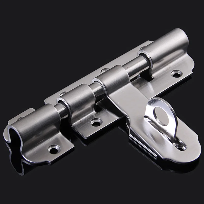 

BRAND NEW 40PCS/LOT 4Inch Stainless Steel Door Bolt Lock Security Gate Door Latch Hasp Home/Office/Hotel Door Bolts