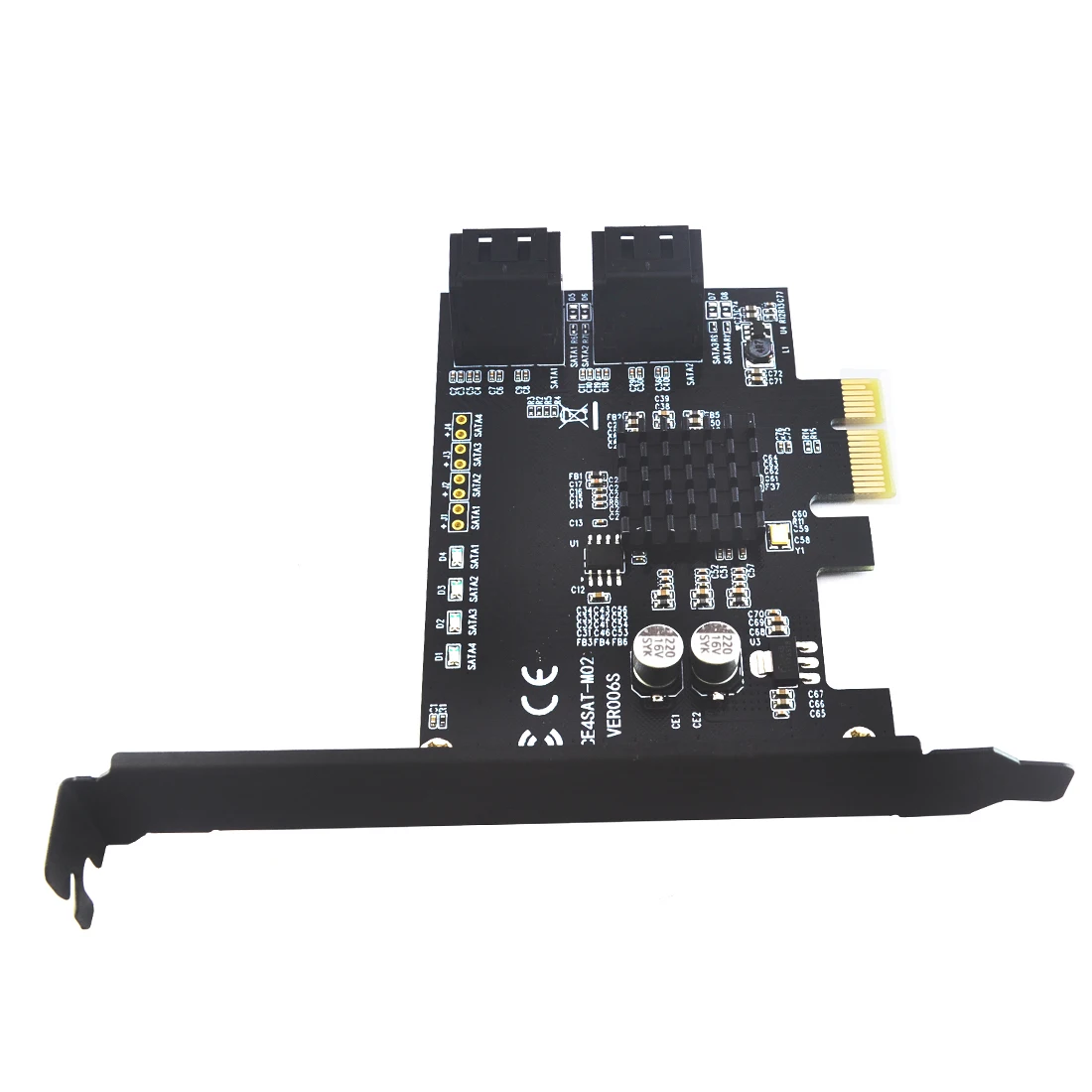 Карта контроллера XT XINTE PCI Express SATA III 4 порта поддержка x1 x2 x4 x8 x16 материнская плата