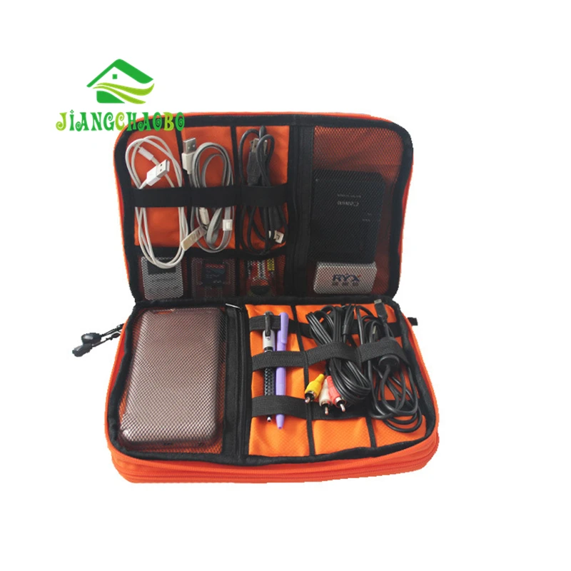 Водонепроницаемая сумка для хранения 2 х слойных USB кабелей электронный