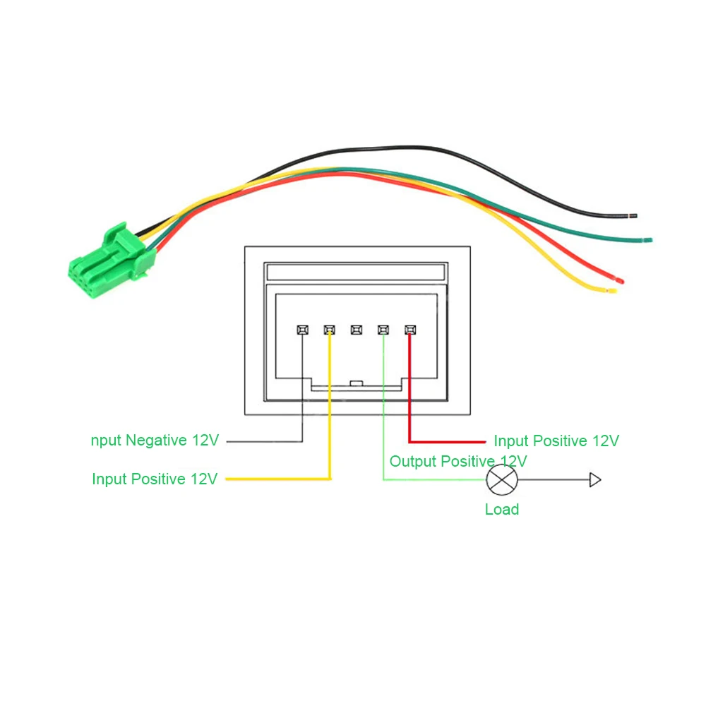 Противотуманный светильник 4 провода 12 в пост. Тока|fog light button|switch fogswitch fog |