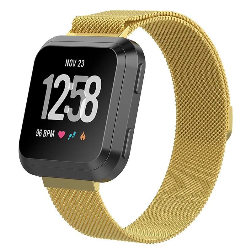 Сменный ремешок для Fitbit Versa/Versa Lite часов с магнитной Миланской петлей браслет из