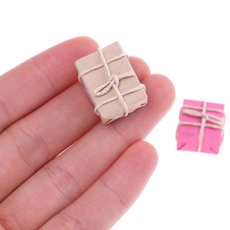 

2019 Mini Sale DIY 1: 12 2 Package Paper Dollhouse Dolls House Miniature Furniture Postal Parcel