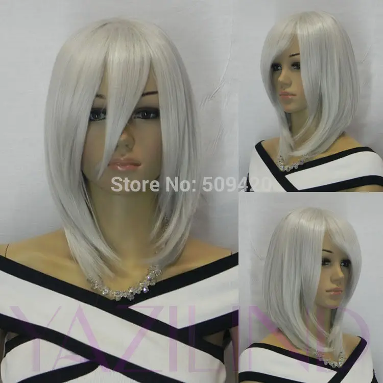 25&gt&gt&gt&gt&gt Лучшие Качества Длинные Подлинная Белый Прямо Леди Косплей Волосы
