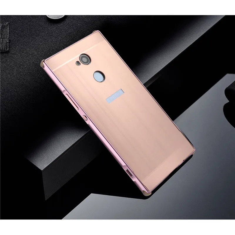 Для sony XA2 Ультра чехол алюминиевая металлическая рамка с матовой задней крышкой
