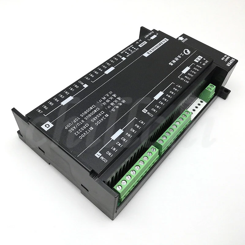 16AI Аналоговое количество приобретения 16DI переключатель ввода IO Modbus модуль RS485 232