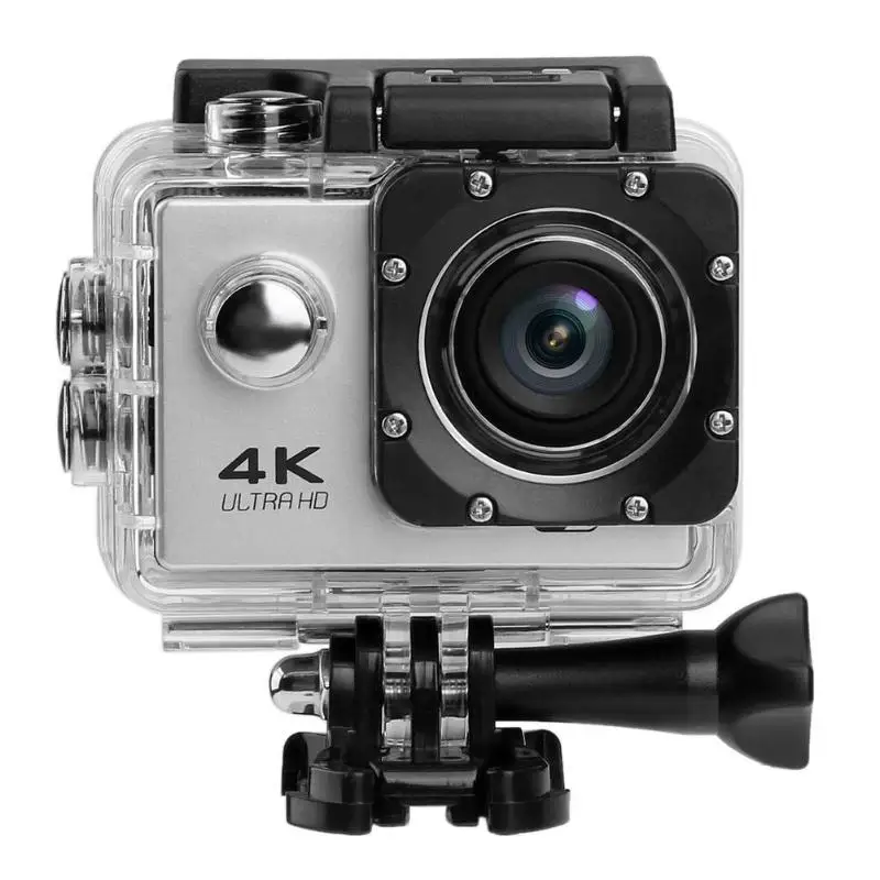 Silver 4 к 2.0in сенсорный экран экшн-камера 140 объектив HD WiFi экшн-камера 30 М Подводная водостойкая видеокамера Спортивная камера aksiyon kamera экшн камера - Цвет: Silver