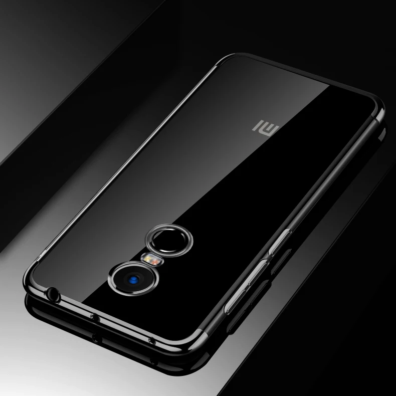 Роскошный противоударный мягкий чехол из ТПУ с покрытием для Xiaomi Redmi Note 4 4X Pro 4A 5 5A