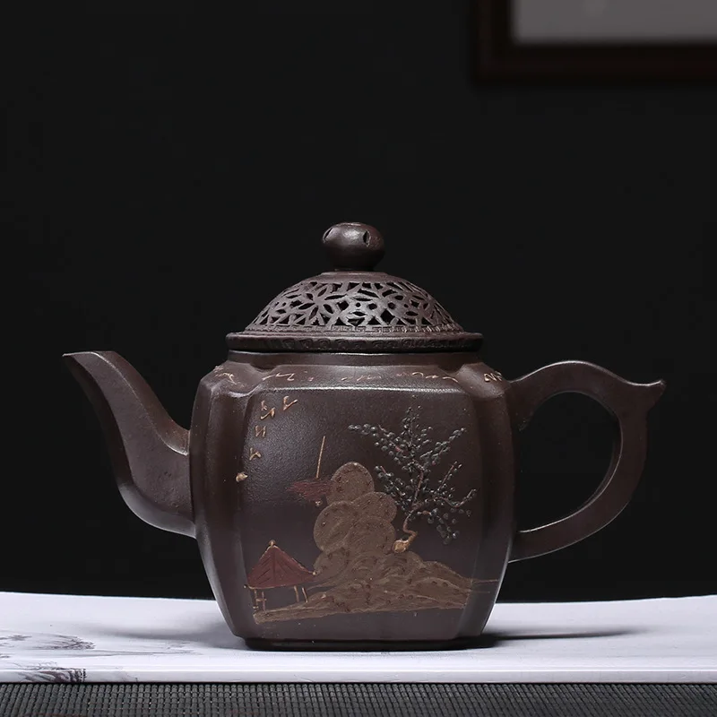 Yixing Reflux Purple Mud Pure Handmade Teaware Gift Box of Sifang Qingquan Republic | Дом и сад
