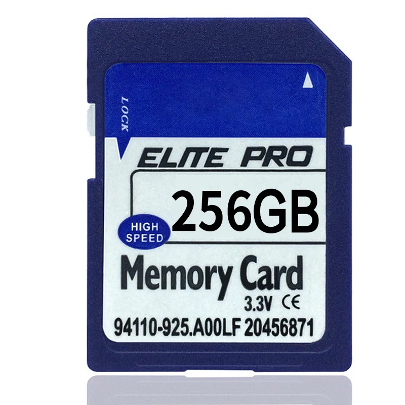 

SD Card 256GB Class 10 U3 Memory Card Carte SD Real Capacity for Camera
