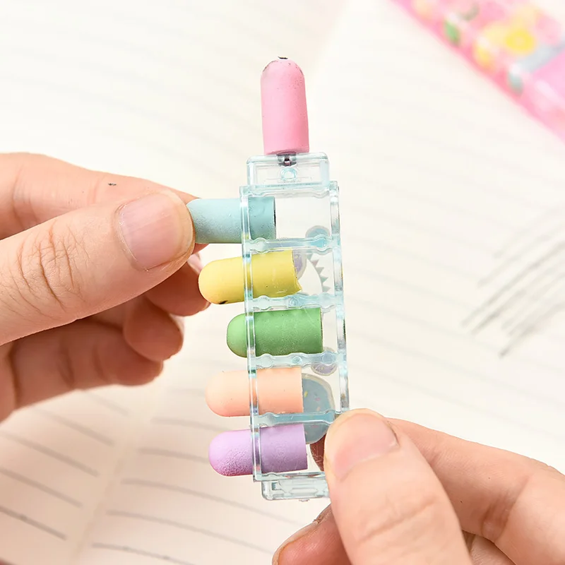 4 шт креативное милое пуля горячие продажи мини Ластик сменный детей искусство