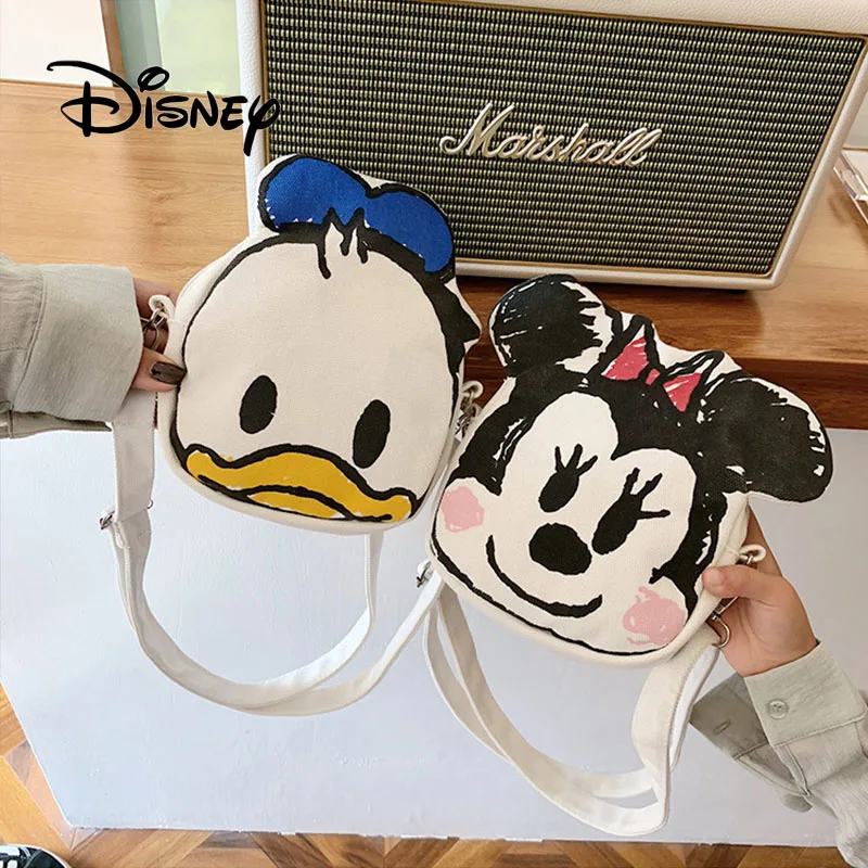 Детский рюкзак disney с героями мультфильмов Минни Дональд Дак детская милая сумка