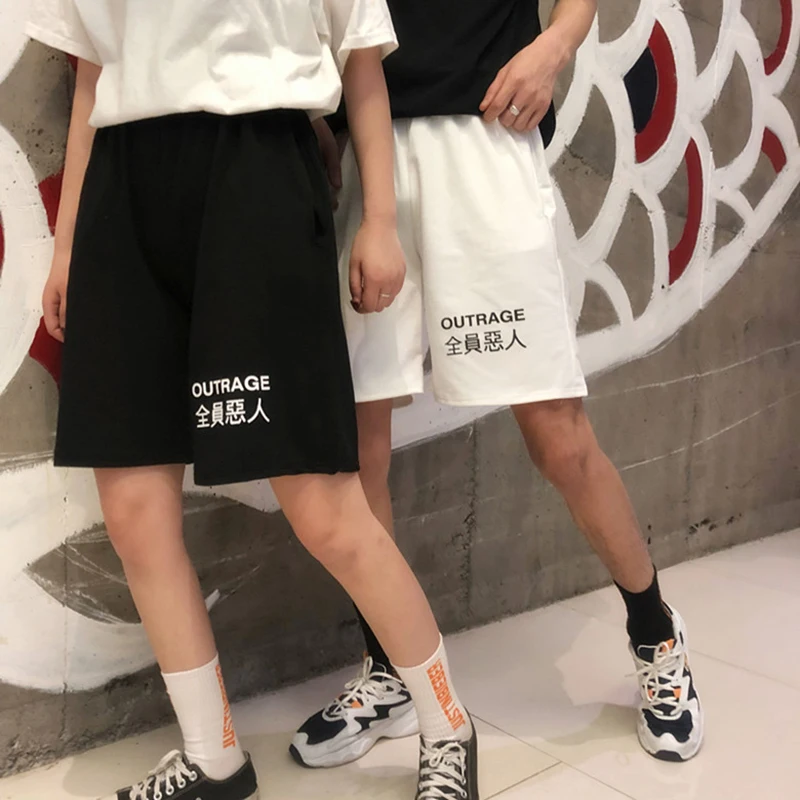 Летние свободные шорты для женщин, спортивные Harajuku шорты с высокой талией, корейская мода, спортивные шорты, шорты для женщин, уличный стиль, сексуальные штаны 50H258