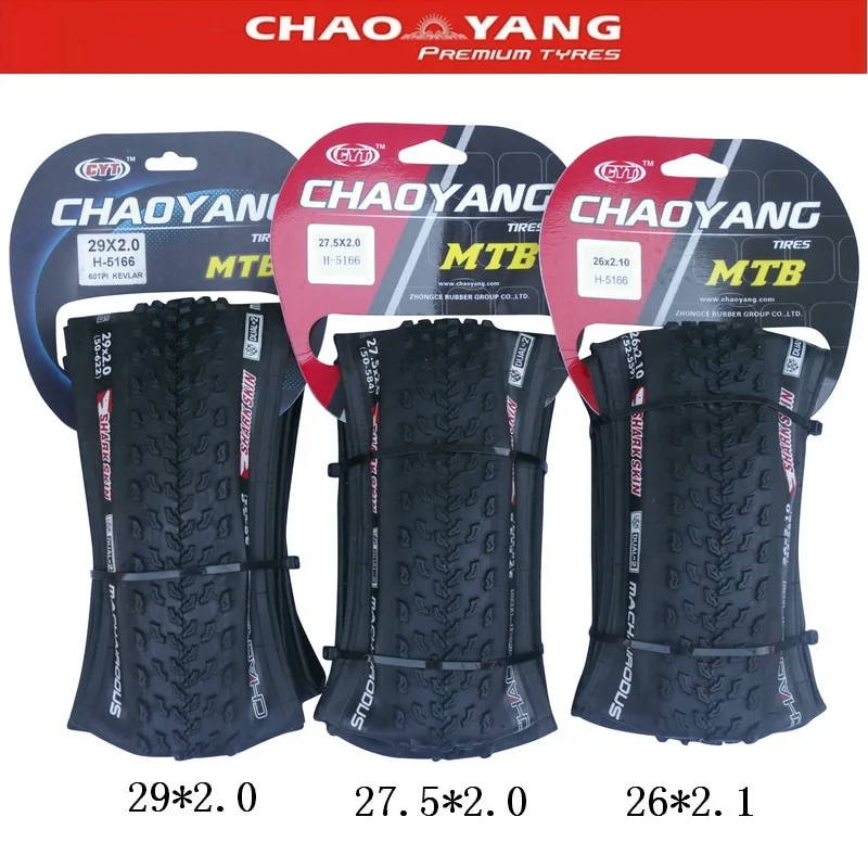H-5166 шины для горного велосипеда CHAOYANG с защитой от проколов 26*2 1/27 5*2 0/29*2 0