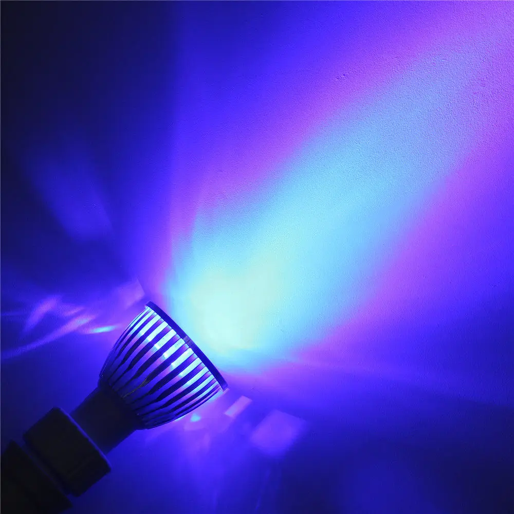 Blue 10 шт. GU5.3 затемнения светодиодный светильник 220V 110V GU 5,3 лампада Светодиодный прожектор 3 Вт, 4 Вт, 5 Вт прожектор Luz Lamparas Bombillas светильник со светодиодными лампами - Испускаемый цвет: Blue