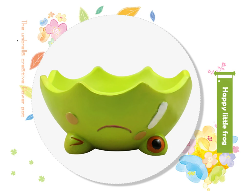 9 цветов креативная фигурка персонажа из мультфильма Дракон Кот маленький зонтик с принцем мясистое растение микро-пейзаж Смола Цветочный горшок для суккулентов