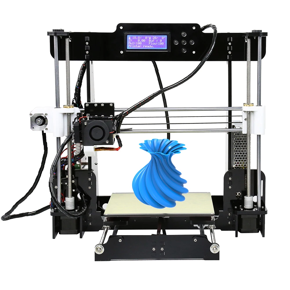 Anet A6 A8 3d Принтер Комплект Большой размер 220*220*250 мм/220*220*240 мм большой размер печати Горячая кровать с нитями+ 8 г/16 г sd-карта+ Инструменты