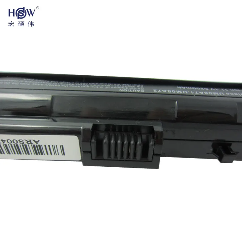 HSW 6 ячеек Новый 5200 мАч аккумулятор для ноутбука Acer Aspire One A110 A150 ZG5 UM08A71 UM08A72 UM08A73 UM08B74