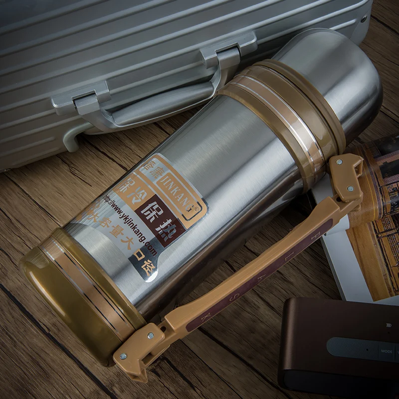 Вакуум большой емкости открытый путешествия тепловой изолированной бутылки