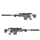 Бумажная модель снайперской винтовки Cheytac M200 сделай сам 1:1, для ручной сборки, 3D головоломка, детская игрушка
