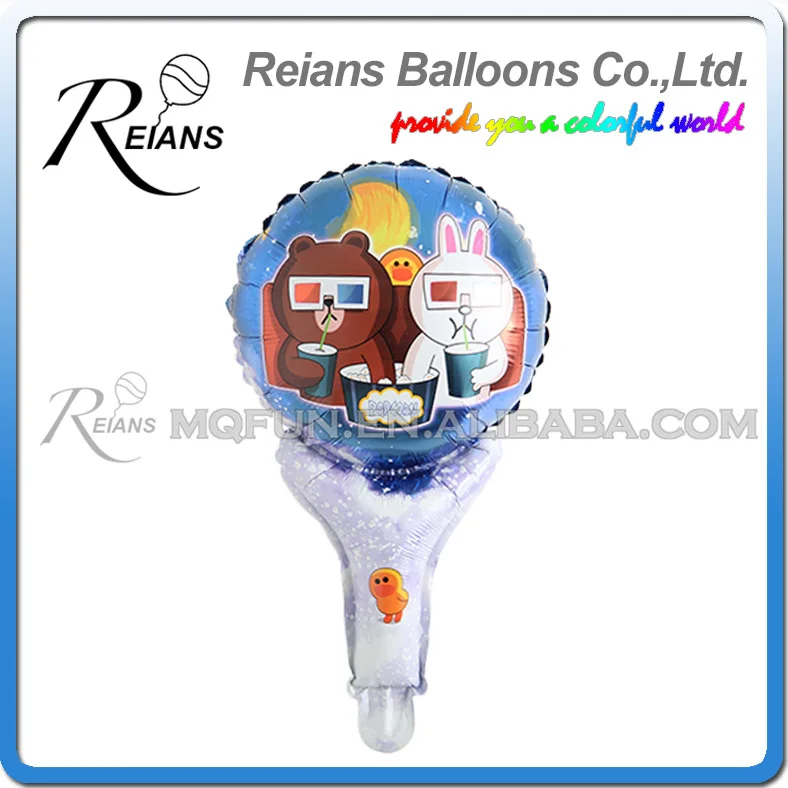REIANS 51 см милый мультфильм дети часы фильм медведь ручной вечерние алюминиевый