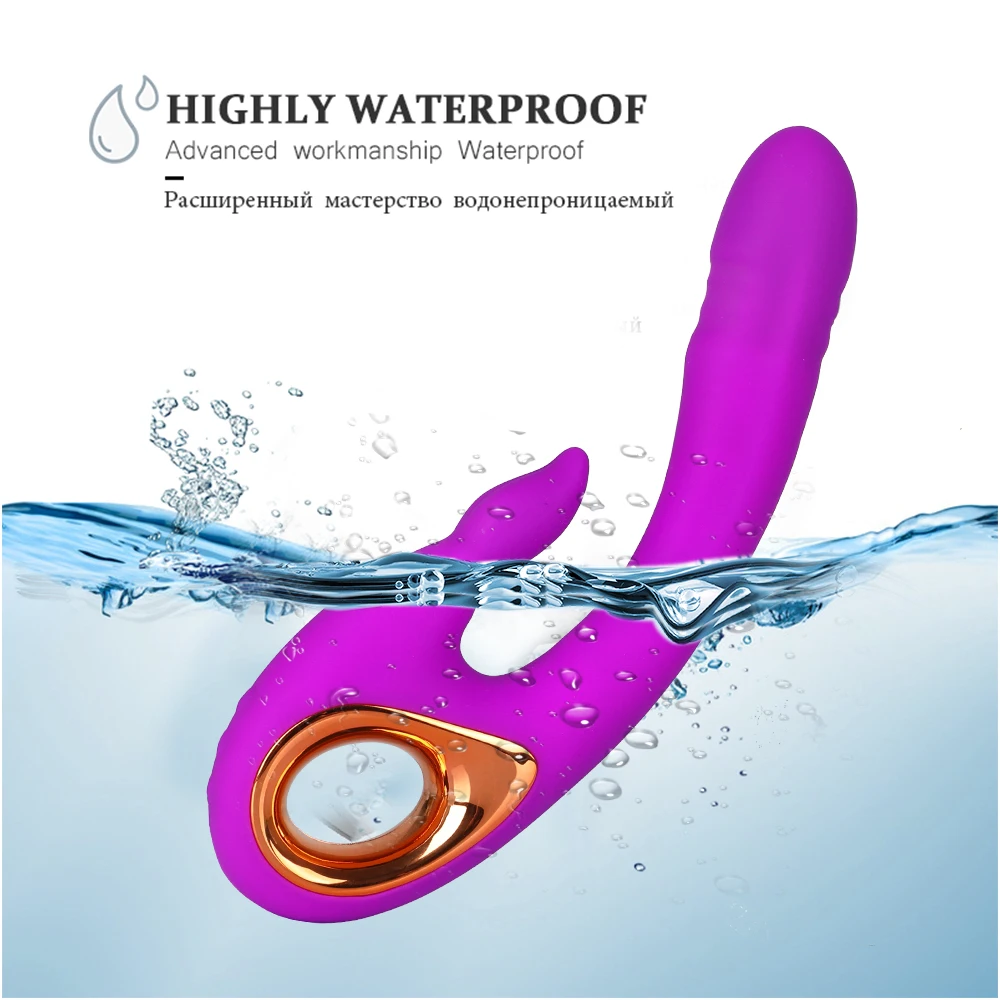 10 скоростной Вибратор Кролик с двойной вибрацией точки G Вагина Массажер